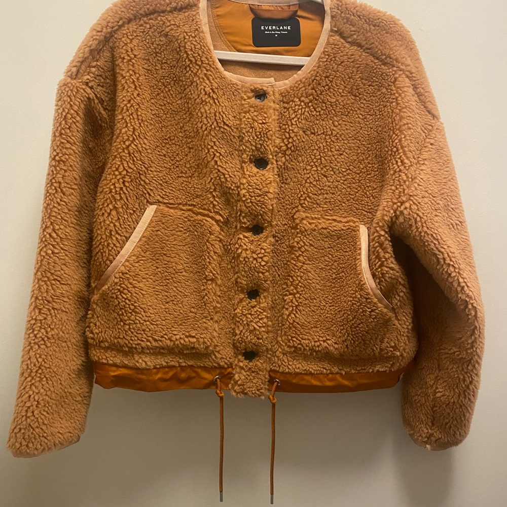 Everlane Women's Brown Teddy Jacket